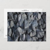 灰色の岩 ポストカード (正面/裏面)