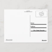 灰色の岩 ポストカード (裏面)