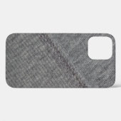 灰色の布地と抽象芸術スケッチ Case-Mate iPhoneケース (裏面 (横))