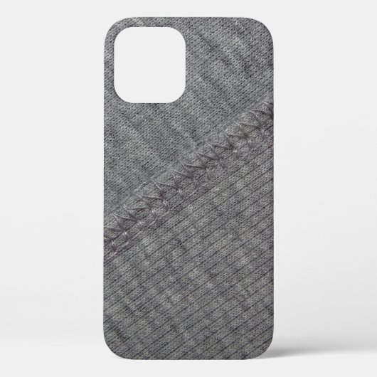 灰色の布地と抽象芸術スケッチ Case-Mate iPhoneケース (裏面)