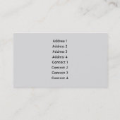 灰色の平野-ビジネス 名刺 (裏面)
