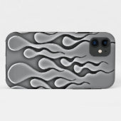 灰色の幽霊は電話箱を炎にあてます Case-Mate iPhoneケース (裏面(横))