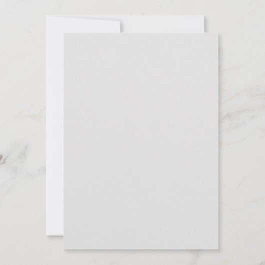 灰色の引き裂かれた紙の結婚山々の活性化 招待状 (裏面)