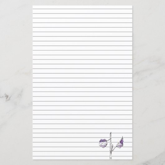 灰色の文房具の手紙の中にフクロウ書ル (裏面)