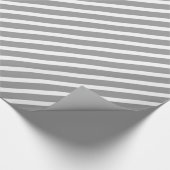 灰色の斜めのストライプのな包装紙 ラッピングペーパー (角)