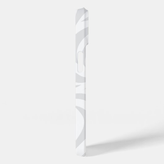 灰色の旋回パターン Case-Mate iPhoneケース (裏面 / 右)