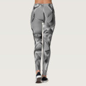 灰色の曲線、明るい色調 レギンス (裏面)