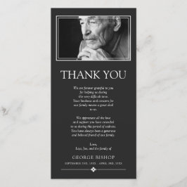 灰色の最小主義の写真|の悔やみや弔慰は感謝していしています サンキューカード