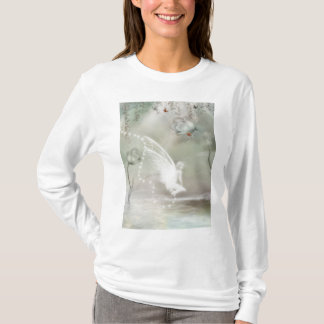 灰色の朝のTシャツ Tシャツ