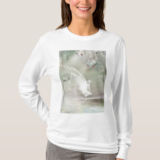 灰色の朝のTシャツ Tシャツ (正面)