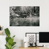 灰色の朝 ポスター (ホームオフィス)