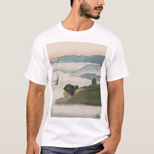 灰色の朝 Tシャツ (正面)