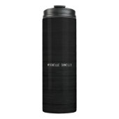 灰色の木のデザイン背景の読みやすい名前 タンブラー