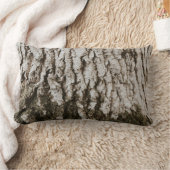 灰色の木の幹 ランバークッション (ブランケット)