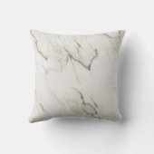 灰色の木目を持つベージュ大理石 クッション (裏面)