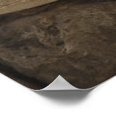 灰色の木製の窓 ポスター (角)