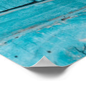 灰色の木製の2つのドア ポスター (角)