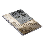 灰色の木製窓 ノートブック (右側)