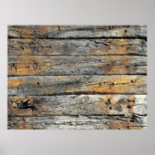 灰色の木面 ポスター (正面)