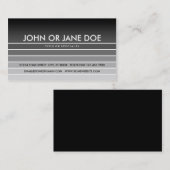 灰色の材料見本 名刺 (正面/裏面)