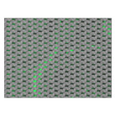 灰色の板の下の緑の画像は長方形の正方形？ テーブルクロス (正面(横))
