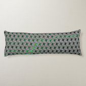 灰色の板の下の緑の画像は長方形の正方形？ ボディピロー (裏面)