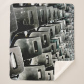 灰色の椅子の海 シェルパブランケット (正面)