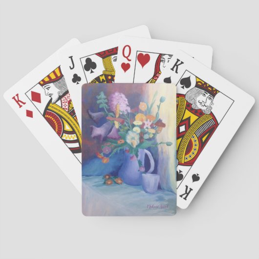 灰色の水差し トランプ (裏面)