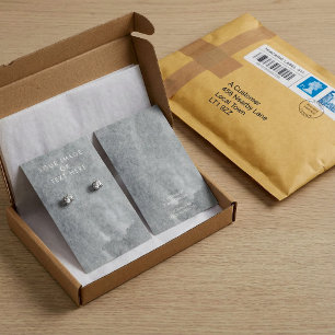 灰色の水彩表示カード