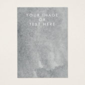 灰色の水彩表示カード (正面)