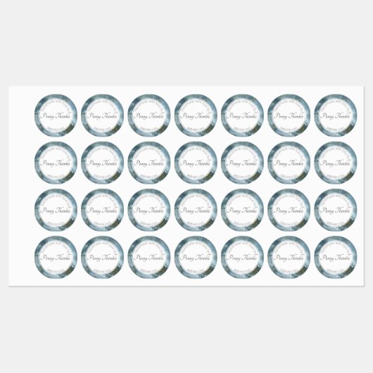 灰色の水晶 ラベル (シート)