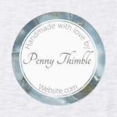 灰色の水晶 ラベル (デザイン2)