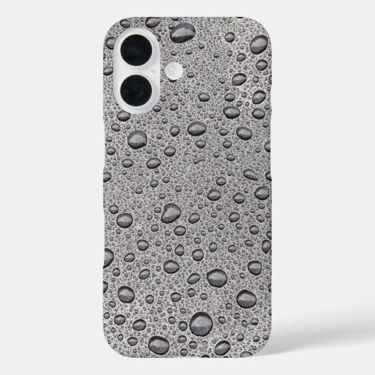 灰色の水滴 Case-Mate iPhoneケース (裏面)