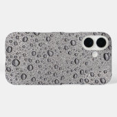 灰色の水滴 Case-Mate iPhoneケース (裏面 (横))