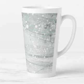 灰色の水色 カフェラテマグ