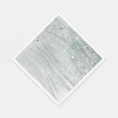 灰色の水色 スタンダードランチョンナプキン (角)