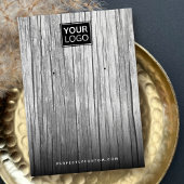 灰色の流木のカスタムロゴイヤリングディスプレイカード