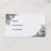 灰色の渦巻 名刺 (裏面)