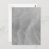 灰色の煙ウィスピーな炭素抽象芸術パターン ポストカード (正面/裏面)