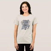 灰色の犬 トライブレンドTシャツ (正面全面)