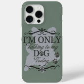 灰色の犬 Case-Mate iPhoneケース (裏面)