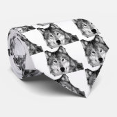 灰色の狼のネクタイ ネクタイ (ロール)