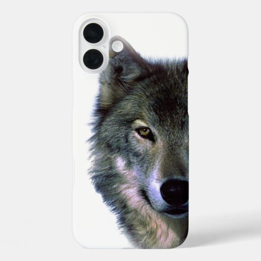 灰色の狼の目 Case-Mate iPhoneケース (裏面)