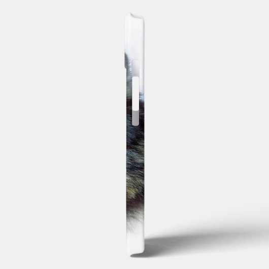 灰色の狼の目 Case-Mate iPhoneケース (裏面 / 左)