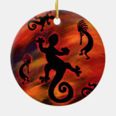 灰色の狼 セラミックオーナメント (裏面)