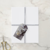 灰色の猫を飼っている女性(byジョバンニ・ボルディーニ) ギフトタグ (より糸付き)