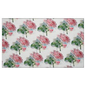 灰色の生地媒体のモチーフの美しいのローズピンク ファブリック (ファットクウォーター)