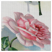 灰色の生地媒体のモチーフの美しいのローズピンク ファブリック (クローズアップ)