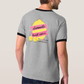 灰色の男性ElemonatorsのTシャツ Tシャツ (裏面)