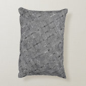 灰色の画像を長方形、明るい線に分割 アクセントクッション (裏面(縦))